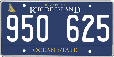 RI license plate 950625