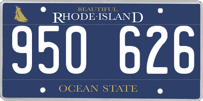 RI license plate 950626