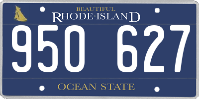 RI license plate 950627