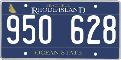 RI license plate 950628