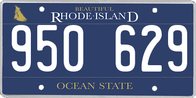 RI license plate 950629