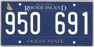 RI license plate 950691