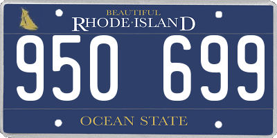 RI license plate 950699