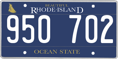 RI license plate 950702