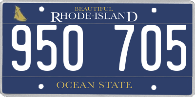 RI license plate 950705