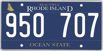 RI license plate 950707
