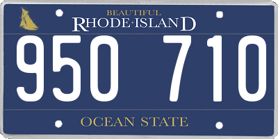 RI license plate 950710