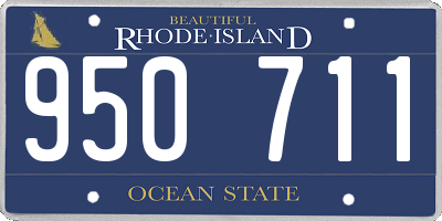 RI license plate 950711