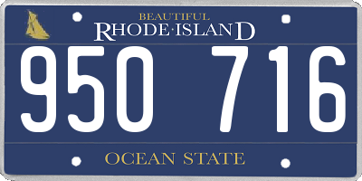 RI license plate 950716