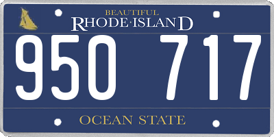 RI license plate 950717