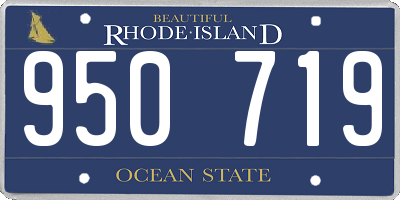RI license plate 950719
