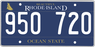 RI license plate 950720