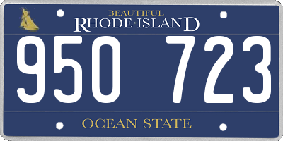 RI license plate 950723