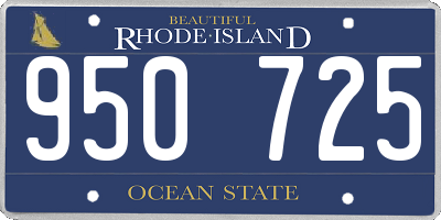 RI license plate 950725
