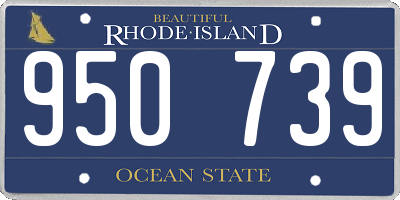 RI license plate 950739