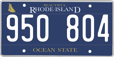RI license plate 950804