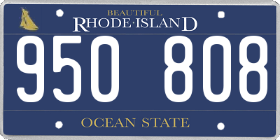 RI license plate 950808