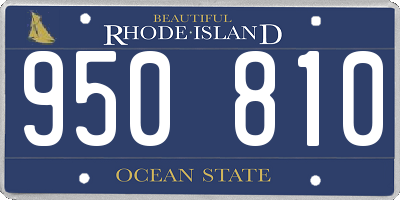 RI license plate 950810