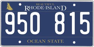 RI license plate 950815