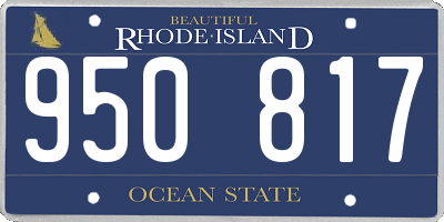 RI license plate 950817