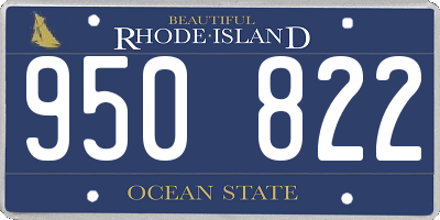 RI license plate 950822