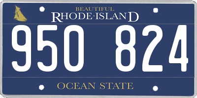 RI license plate 950824