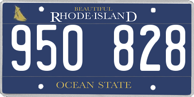 RI license plate 950828