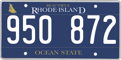 RI license plate 950872