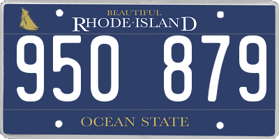 RI license plate 950879