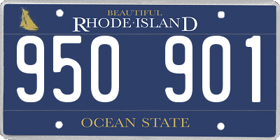 RI license plate 950901