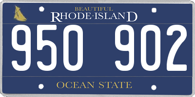 RI license plate 950902