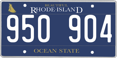 RI license plate 950904