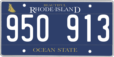 RI license plate 950913