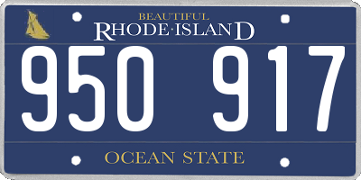 RI license plate 950917
