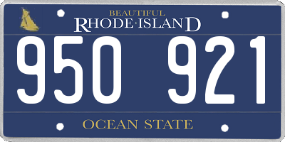 RI license plate 950921