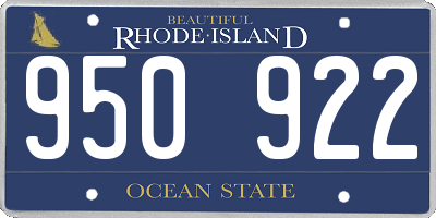 RI license plate 950922