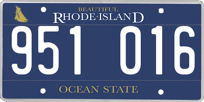RI license plate 951016