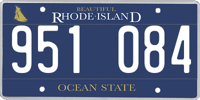 RI license plate 951084