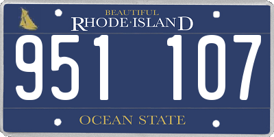 RI license plate 951107