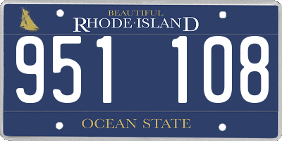 RI license plate 951108