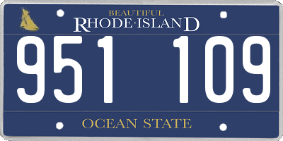 RI license plate 951109