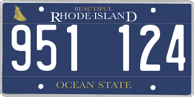 RI license plate 951124