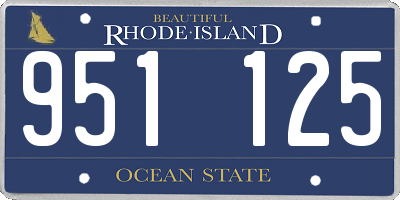 RI license plate 951125