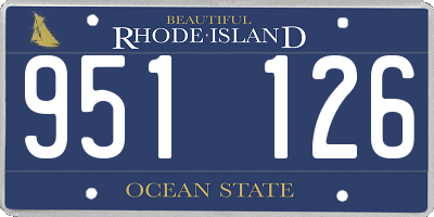 RI license plate 951126