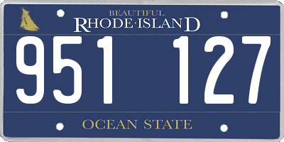 RI license plate 951127