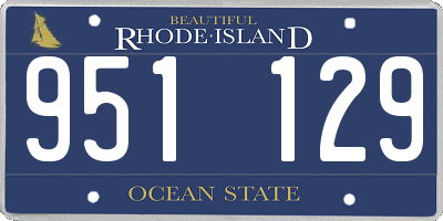 RI license plate 951129