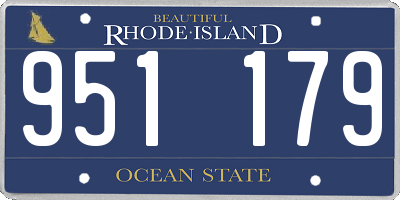 RI license plate 951179