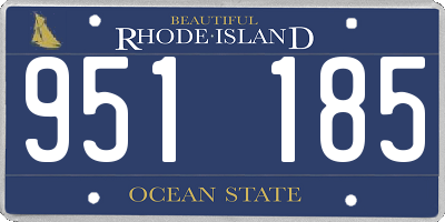 RI license plate 951185