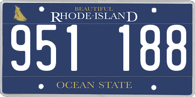 RI license plate 951188