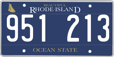 RI license plate 951213